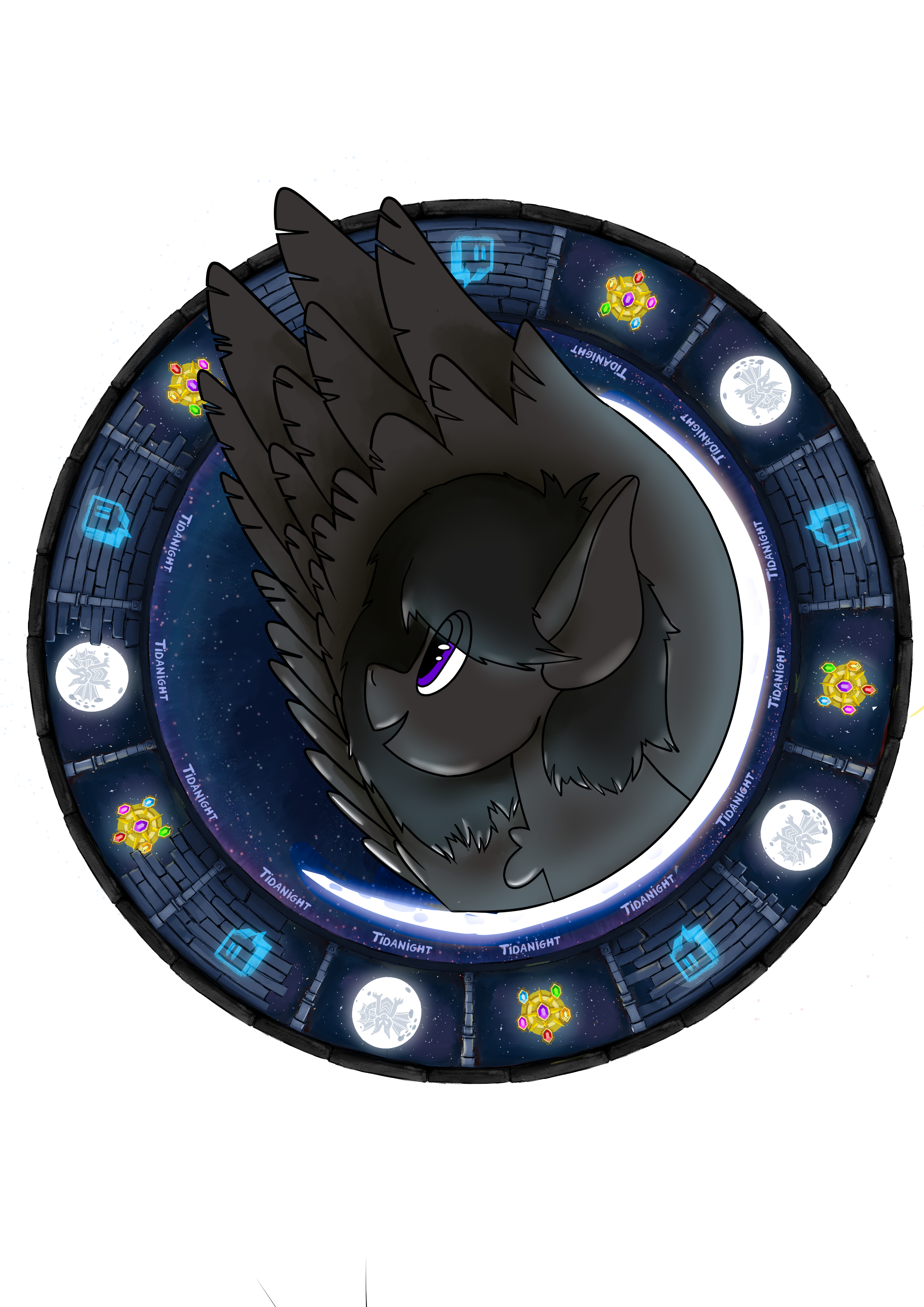 Mon badge de la FBL coté poney